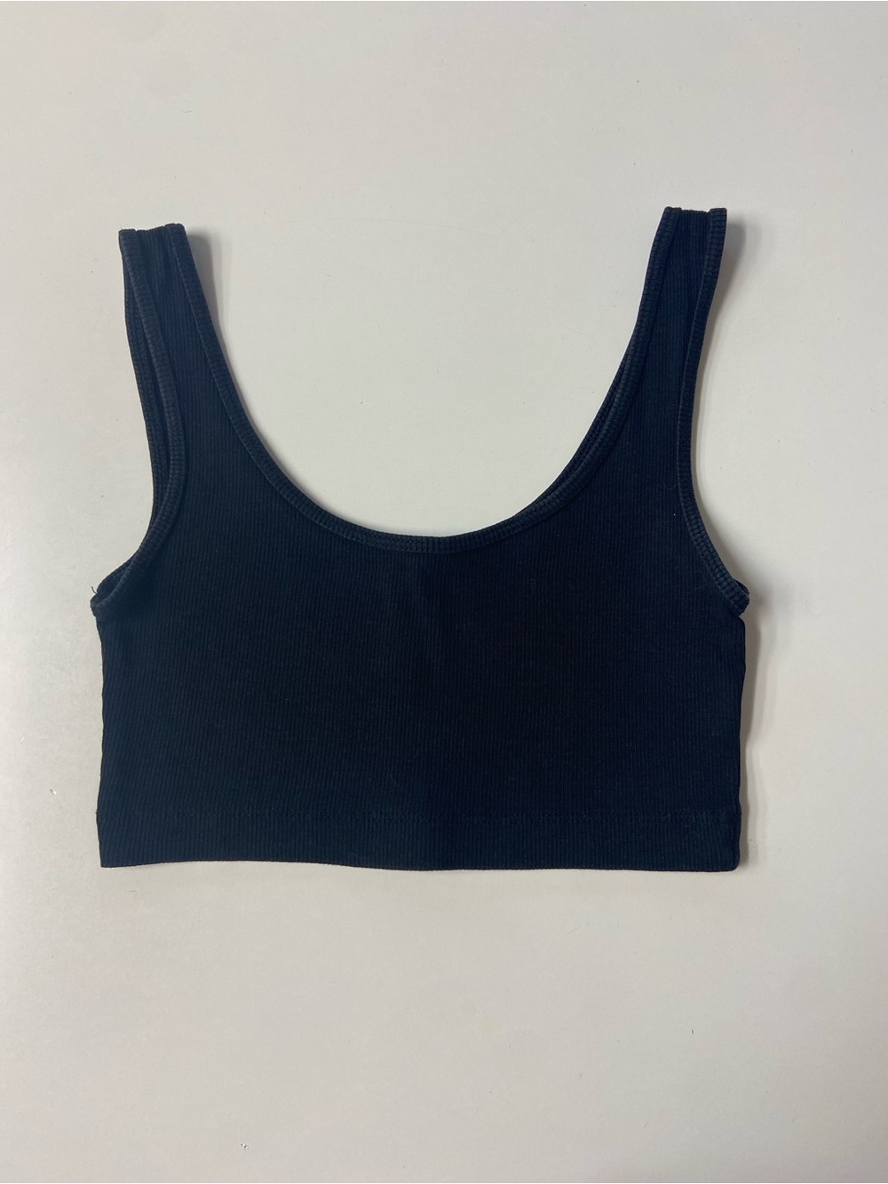 H&M Divided Black Ultra-Cropped Tank or Bralette great condition women's size XS